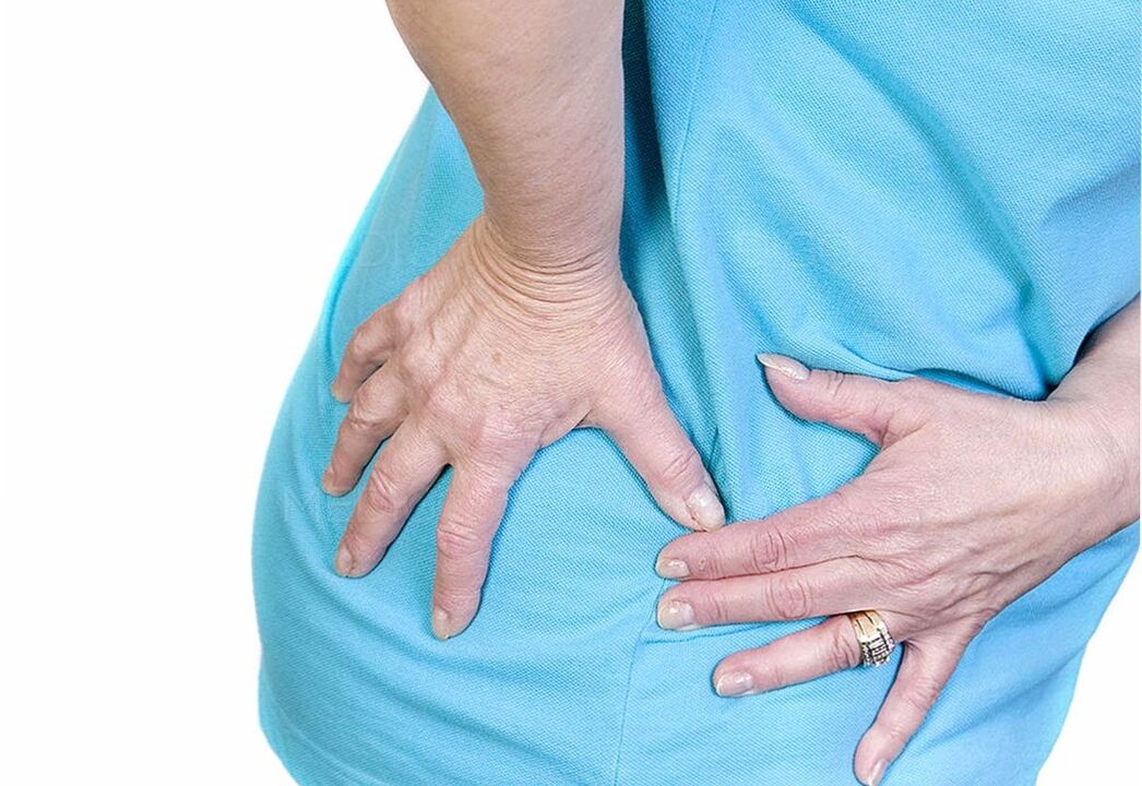 Dor na articulación da cadeira debido á artrose